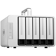 Система хранения данных TerraMaster D5-Thunderbolt3 DAS tower/JBOD,RAID0,1,10,5/up to 5 HS SATA(3,5' or 2,5')/1xDP1.2/2x40GbThunderbolt3/1xPS/1YW