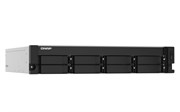 Система хранения данных QNAP SMB TS-832PXU-4G-EU-RU 2U QC 1,7GhzCPU/4Gb(upto16Gb)/upto 8HDD, up to 20 with TL-R1200S-RP/SATA(3,5&quot; 2,5&quot;)/ 4xUSB3.2/1xExp.slot/2x2,5Gb 2x10Gb(SFP+)/iSCSI/1xPS/3YW