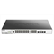 Коммутатор D-Link PROJ Managed L2 Switch 24x1000Base-T PoE, 4x10GBase-X SFP+, PoE Budget 370W, Surge 6KV, CLI, RJ45 Console, RPS, Dying Gasp - фото 48021