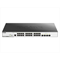 Коммутатор D-Link Managed L2 Switch 24x1000Base-T PoE, 4x1000Base-X SFP,  PoE Budget 193W, Surge 6KV, CLI, RJ45 Console, RPS, Dying Gasp - фото 48051